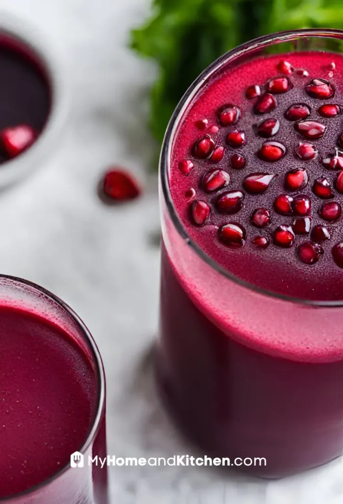 Beetroot and Pomegranate Juice