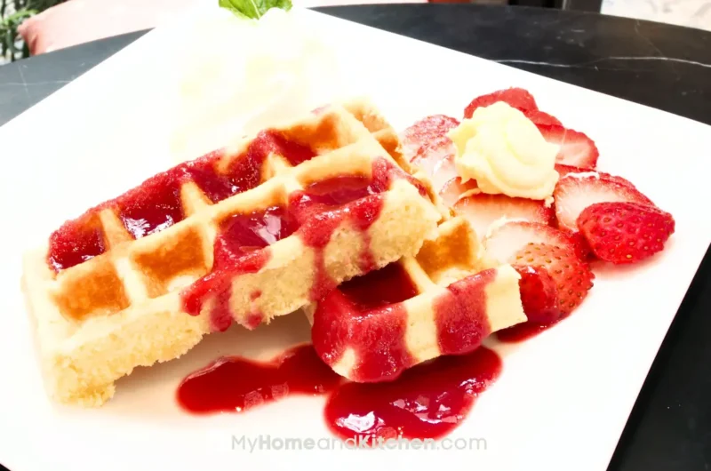 Strawberry Belgian Waffle