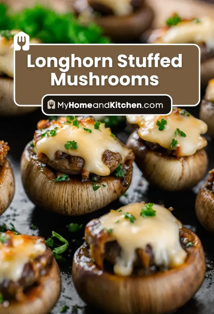 Longhorn Stuffed Mushrooms