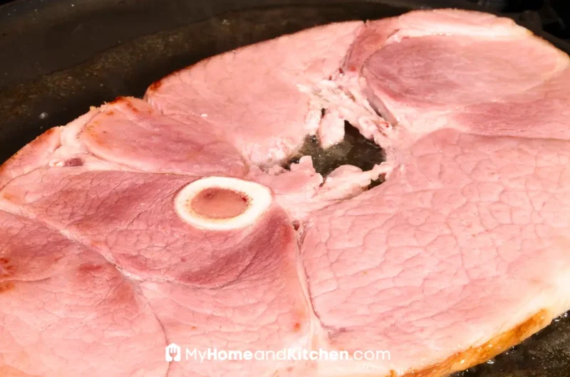 Air Fryer Ham Steak