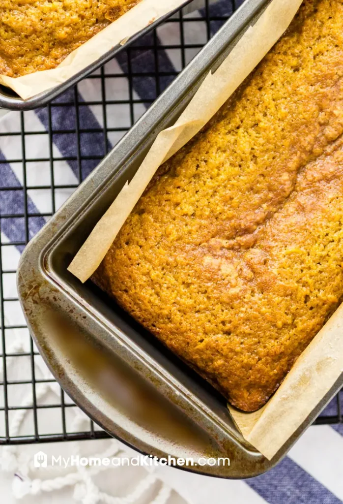 Pumpkin Bread with White Chocolate Chips
