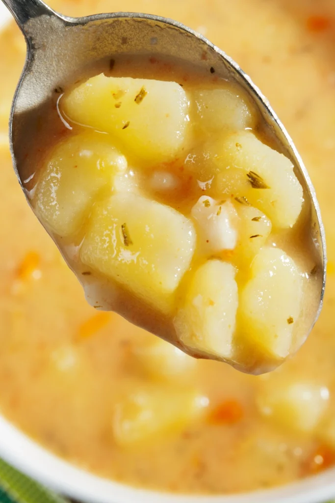 Cheesy Hamburger Potato Soup