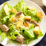 Buffalo chicken caesar salad