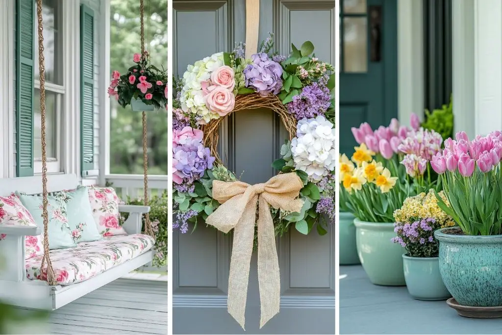 20 DIY Spring Front Porch Ideas to Refresh Your Entryway