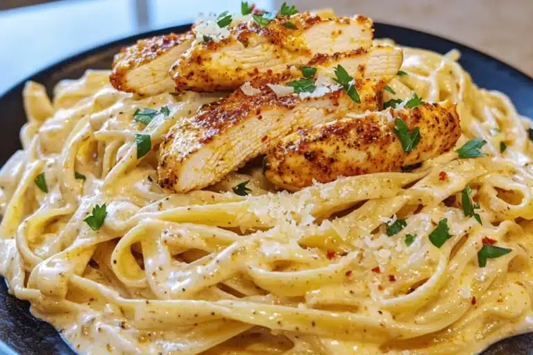 Crock Pot Creamy Cajun Chicken Pasta Recipe