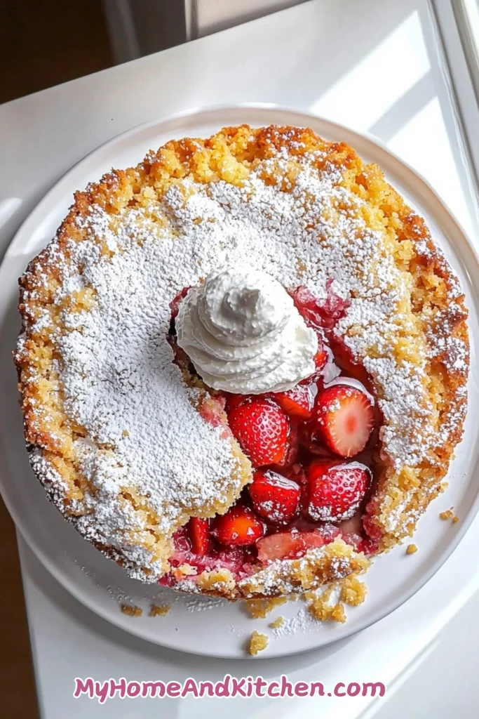 Easy Strawberry Dump Cake