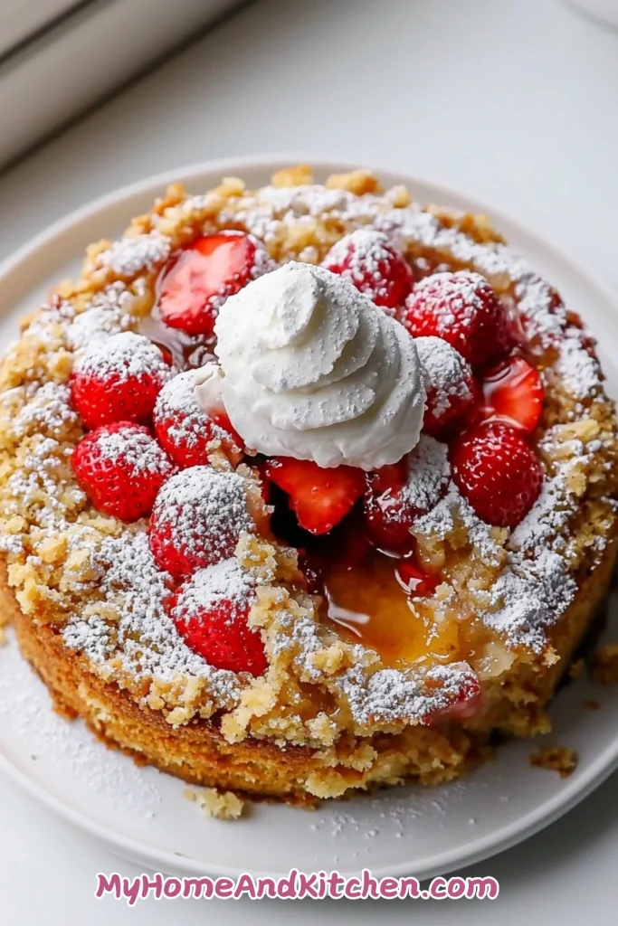 Easy Strawberry Dump Cake