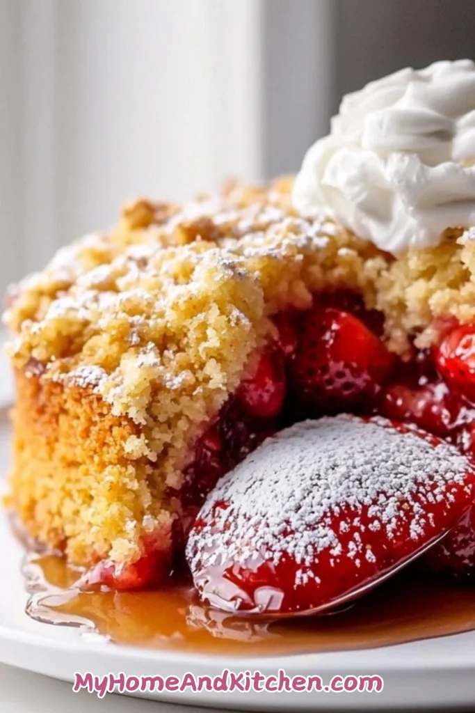 Easy Strawberry Dump Cake