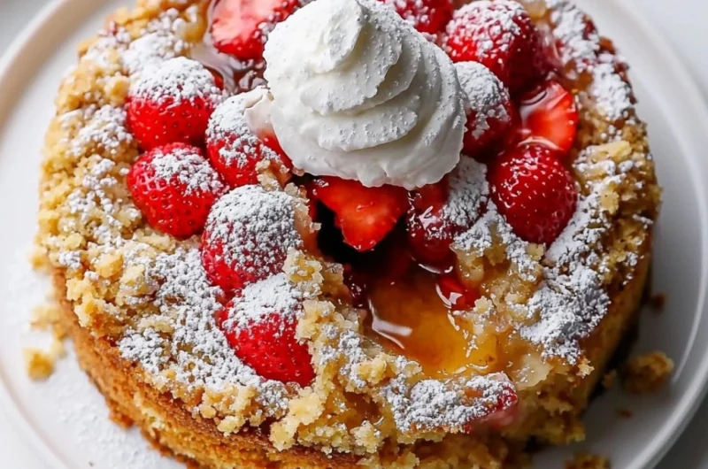 Easy Strawberry Dump Cake