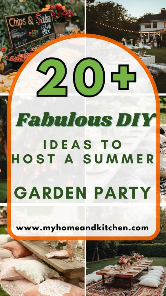 20+ Fabulous DIY Ideas To Host A Summer Garden Party