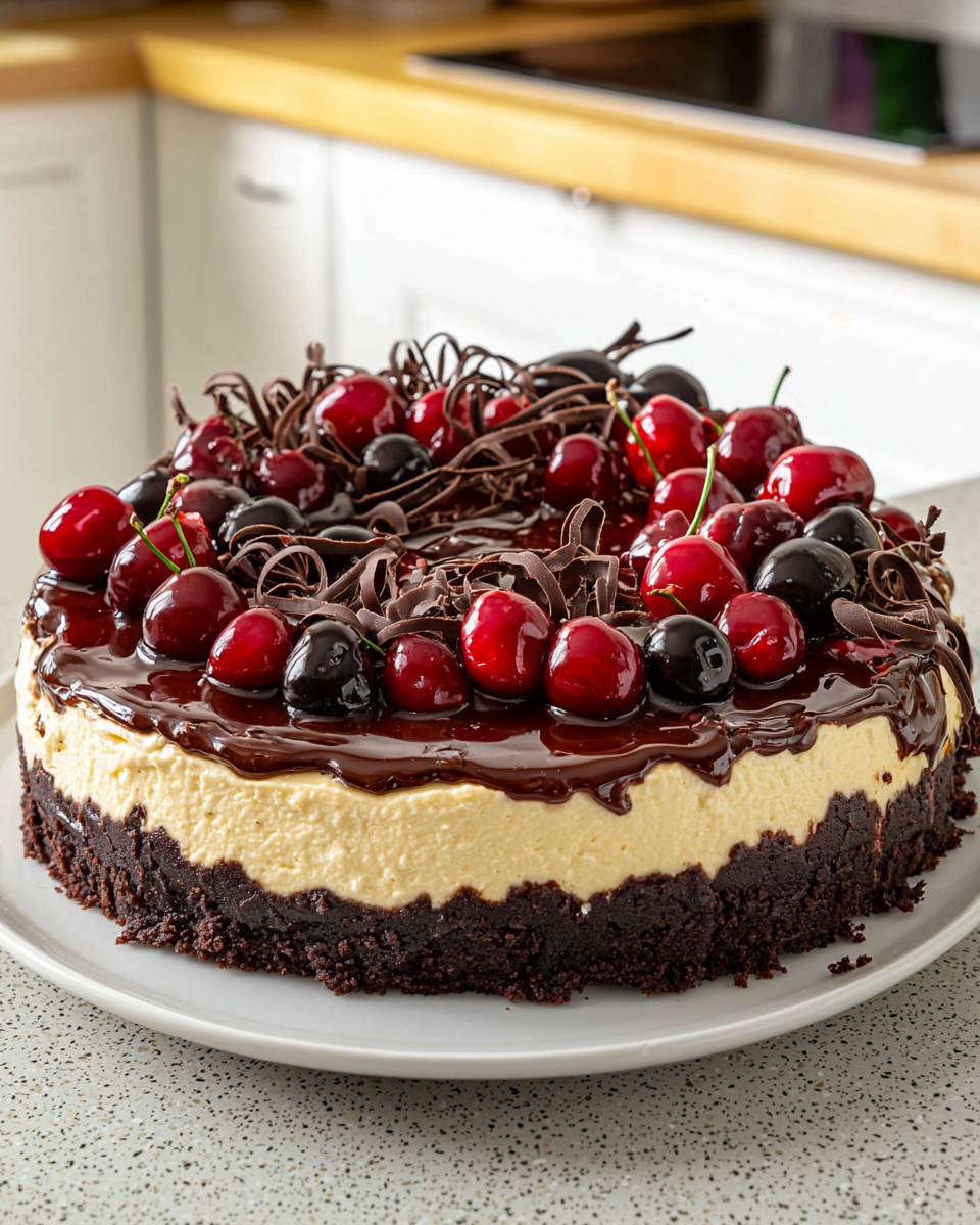 Black Forest Cheesecake A Decadent Delight!