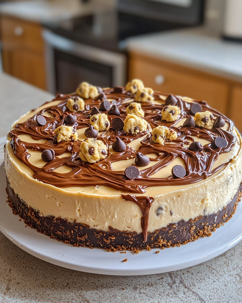 Chocolate Chip Cookie Dough Cheesecake A Dreamy Delight