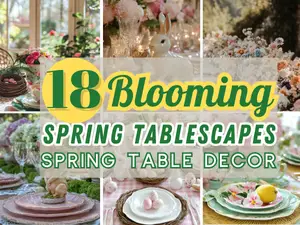 Blooming Spring Tablescapes