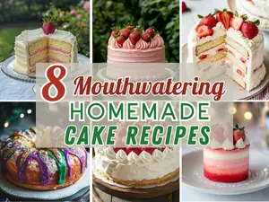 Mouthwatering Homemade Cake Recipes