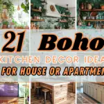 20 Boho Kitchen Decor Ideas for House or Apartment