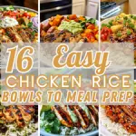 Easy Chicken Rice Bowls