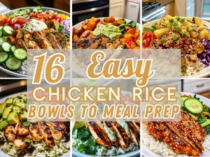 Easy Chicken Rice Bowls