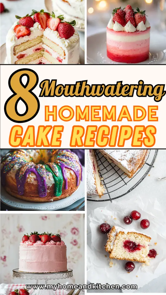 Mouthwatering Homemade Cake Recipes