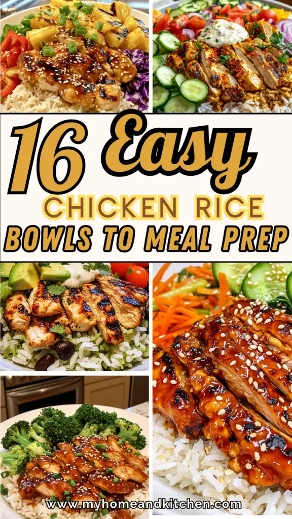 Easy Chicken Rice Bowls