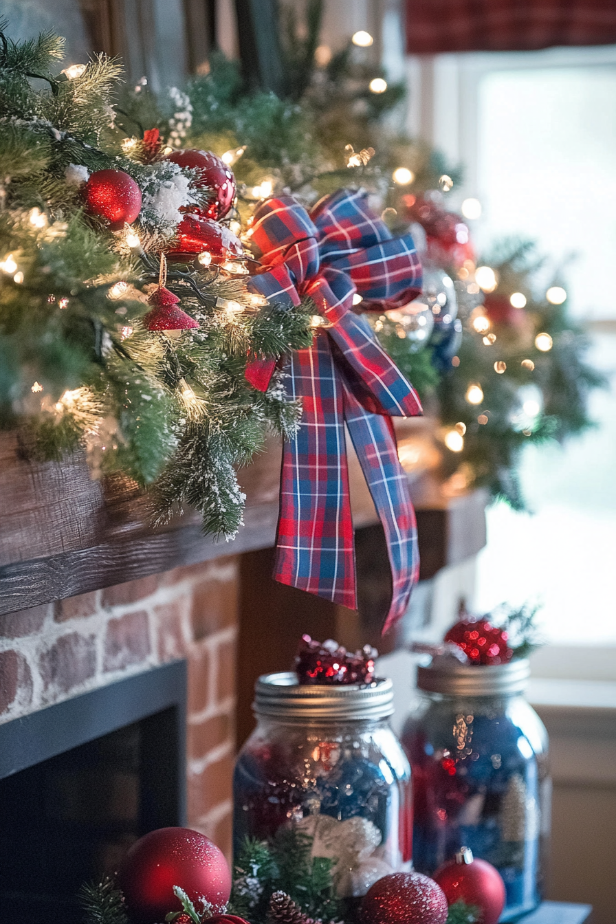 Festive Mantel Magic with Maximalist Charm