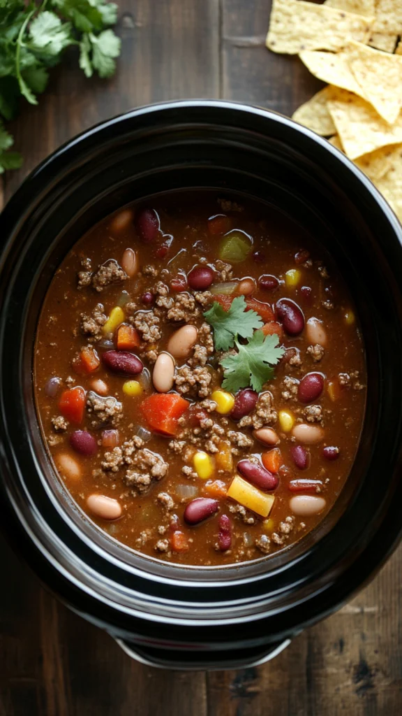 Easy Crockpot Chili