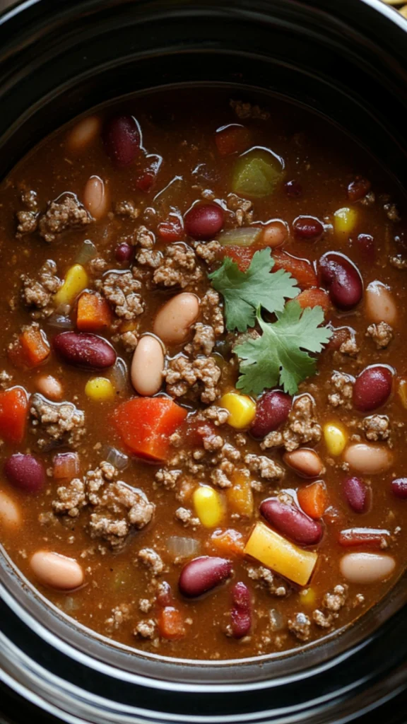 Easy Crockpot Chili