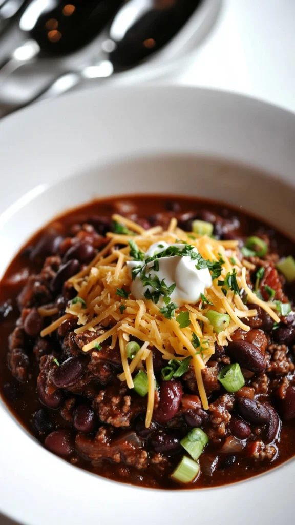 Easy Crockpot Chili