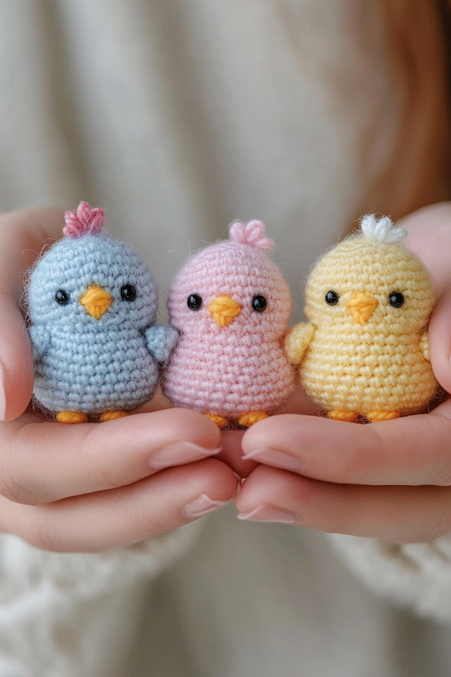 Tiny Crochet Baby Chicks