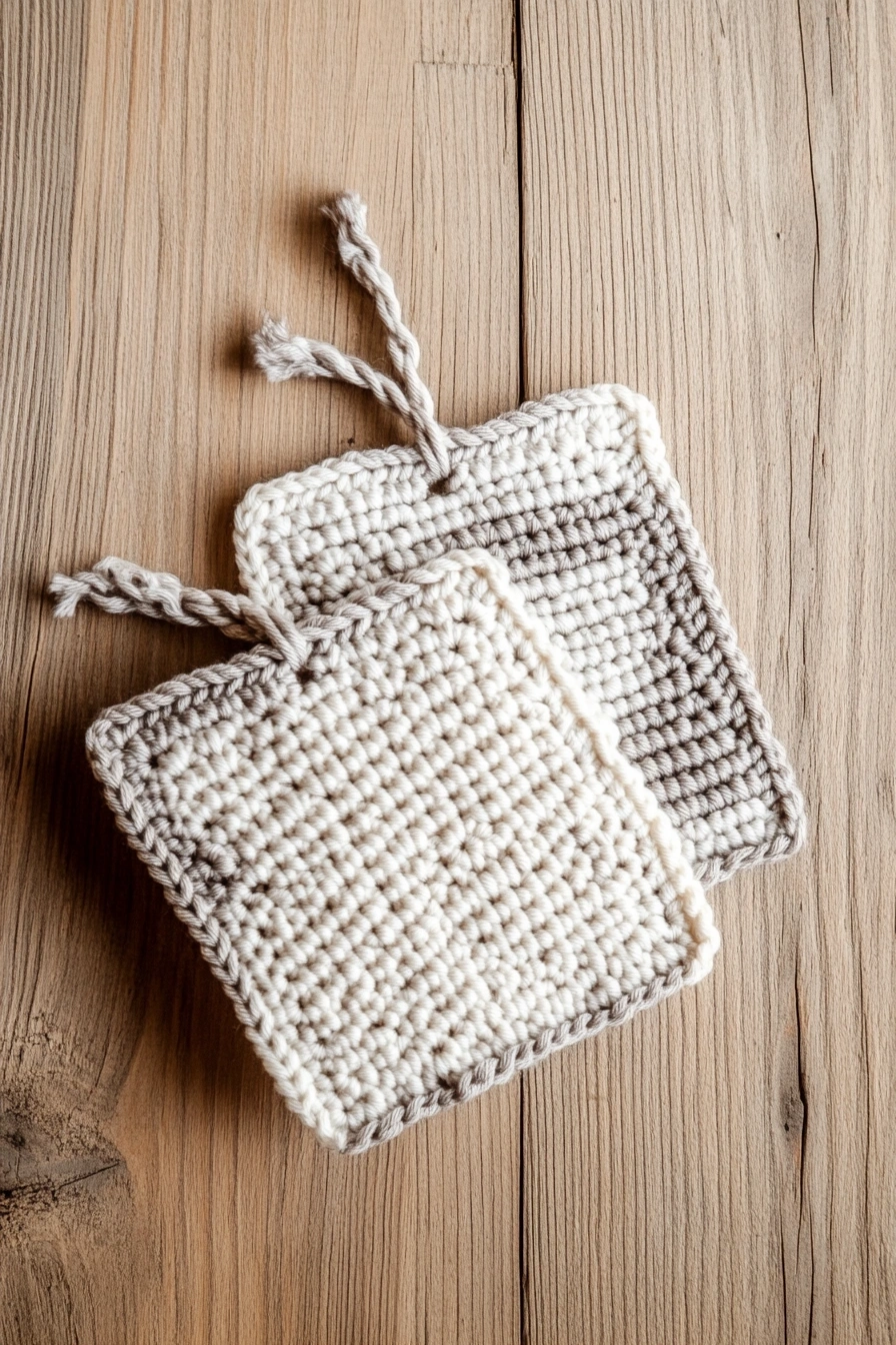Simple Crochet Pot Holders