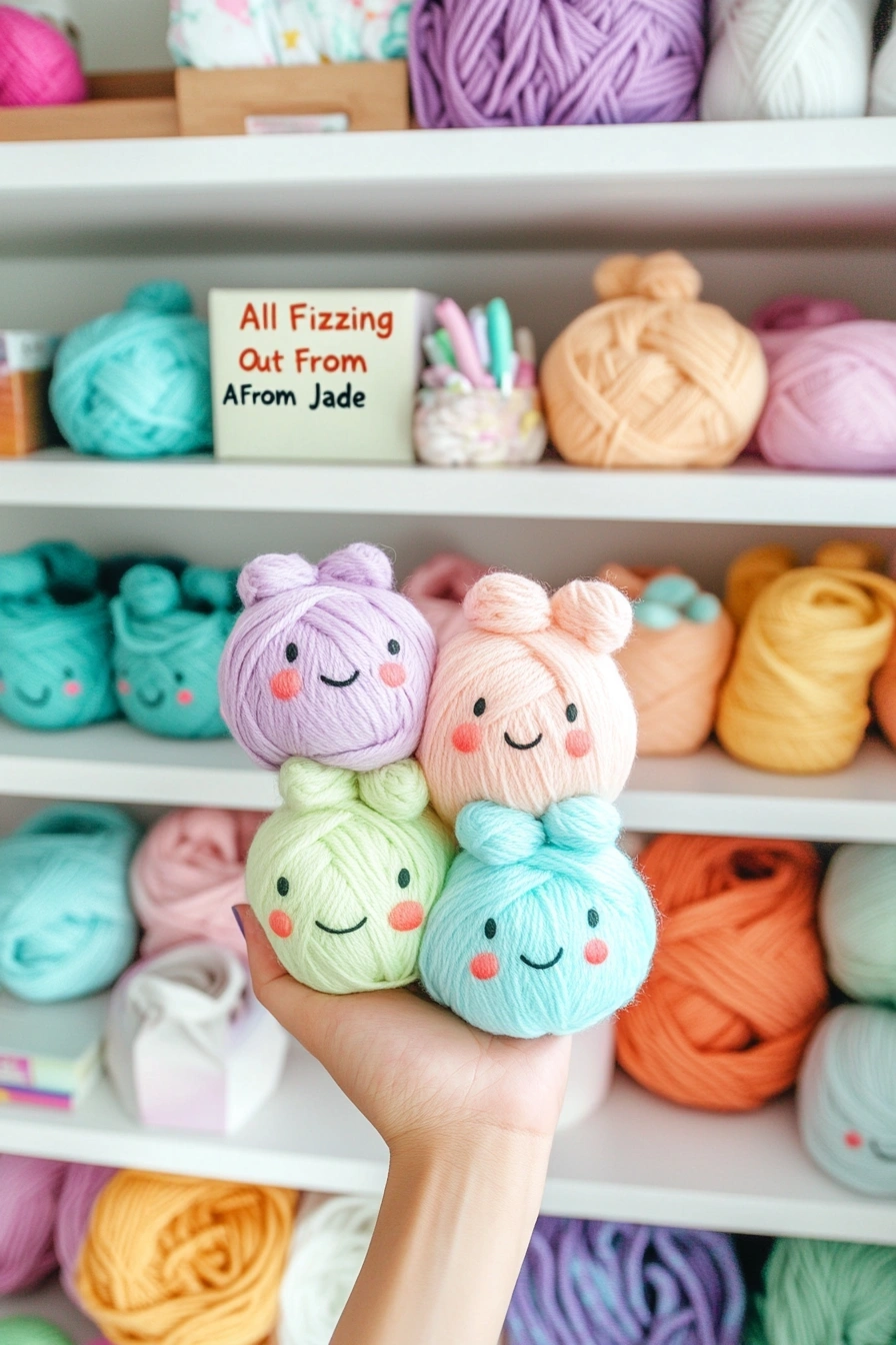 Cute Yarn Ball Buddies