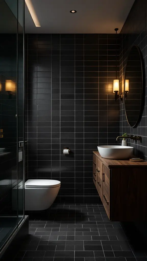 Black Bathroom Decor