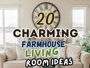 Charming Farmhouse Living Room Ideas