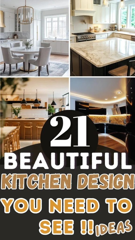 21 Beautiful Kitchen Design Ideas You Need to See!