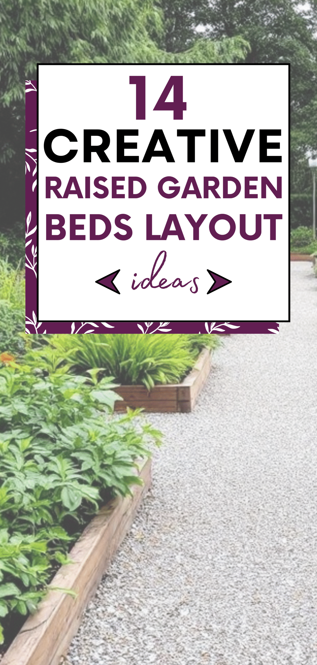 raised garden beds layout