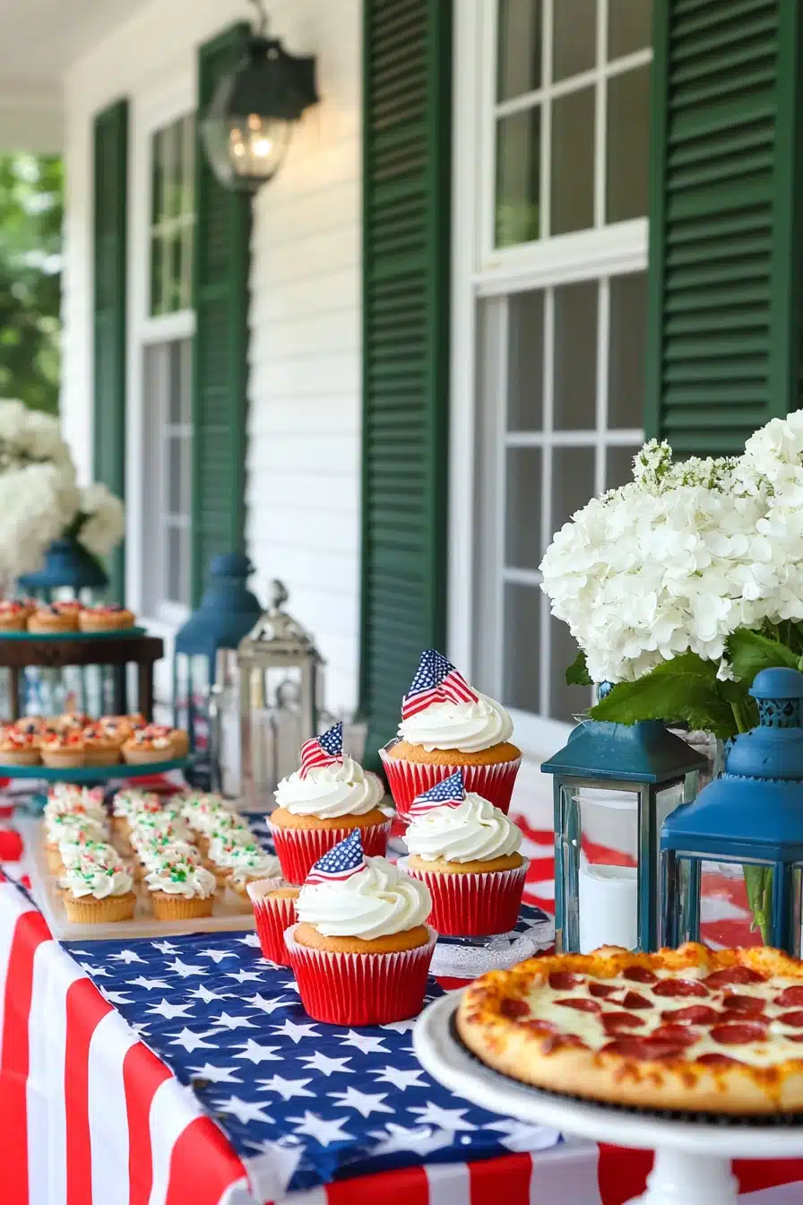 Festive 4th of July Dessert Bar