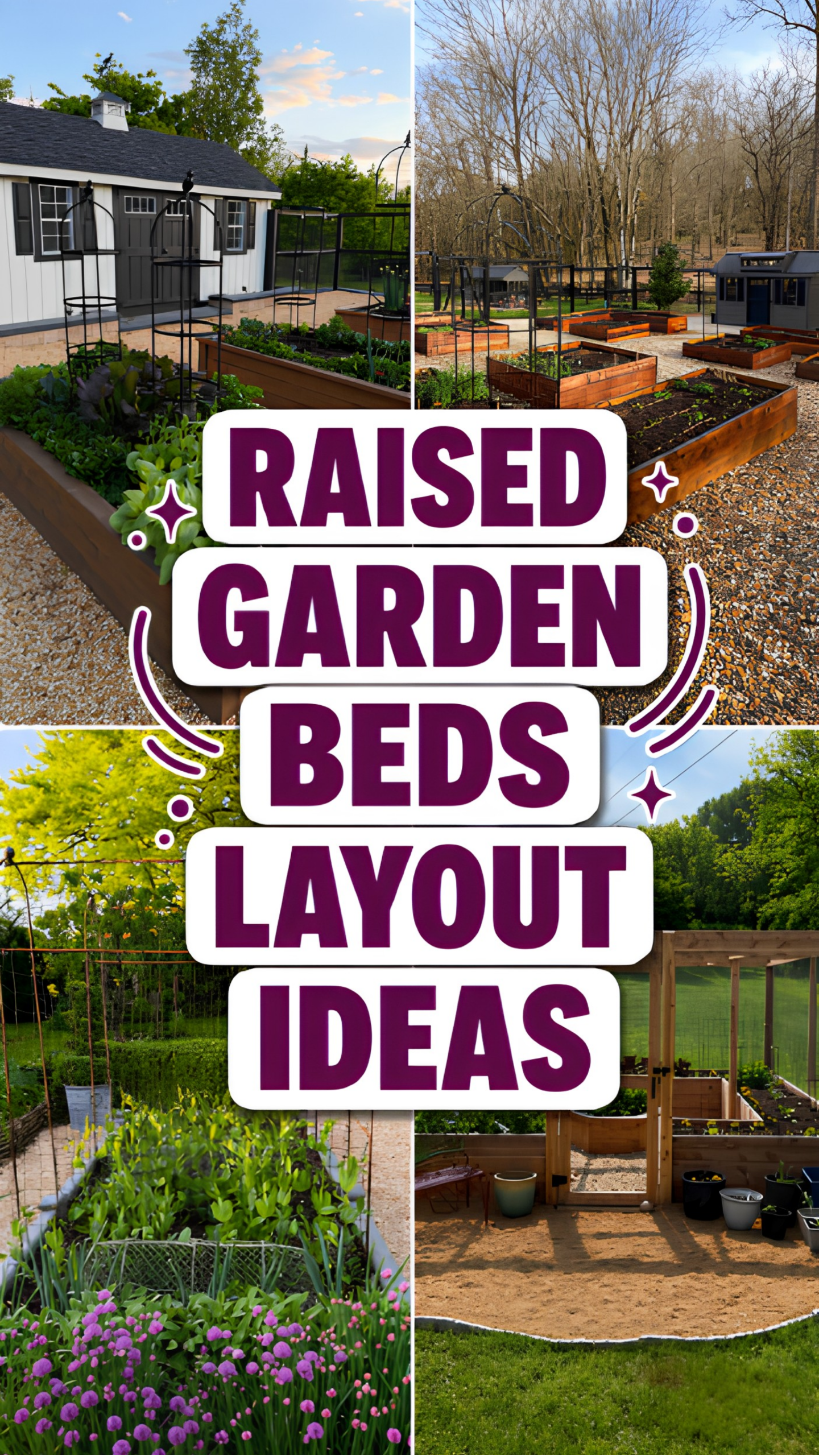 Raised Garden Beds Layout