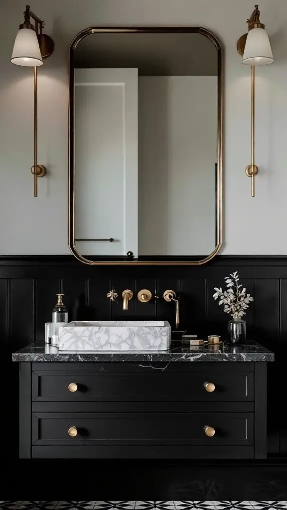Black Bathroom Decor