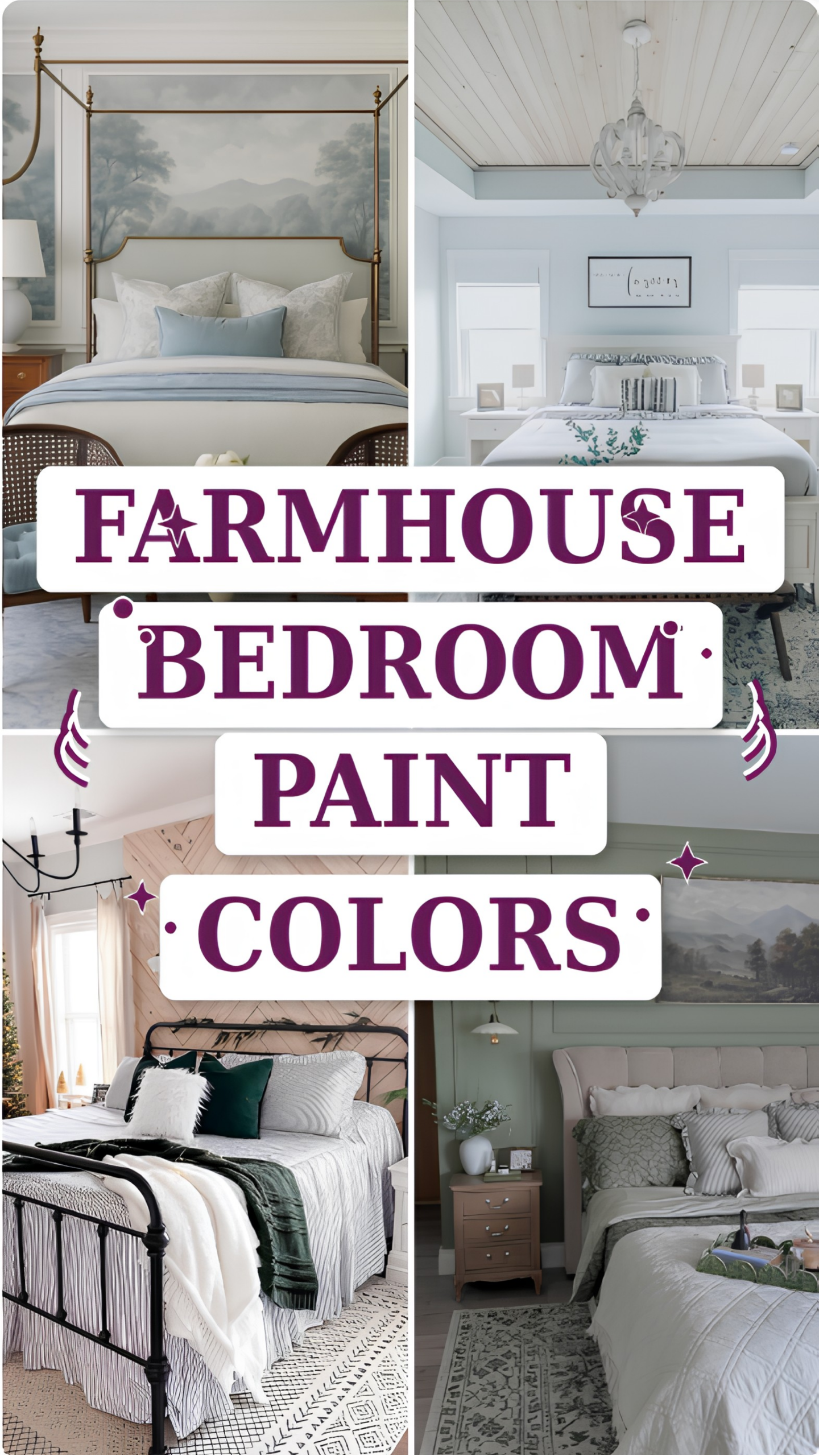 Farmhouse Bedroom Paint Colors