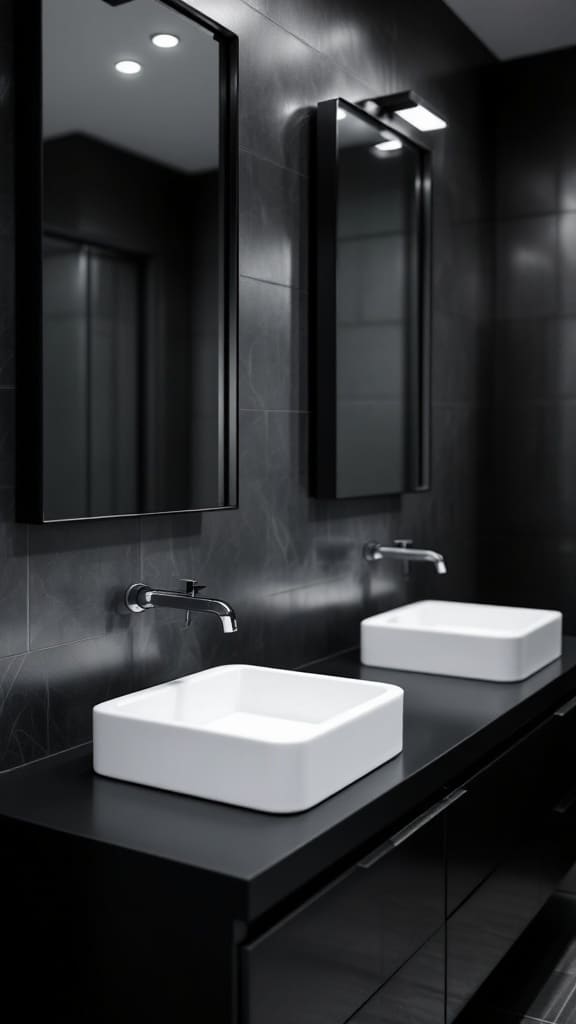 Black Bathroom Decor