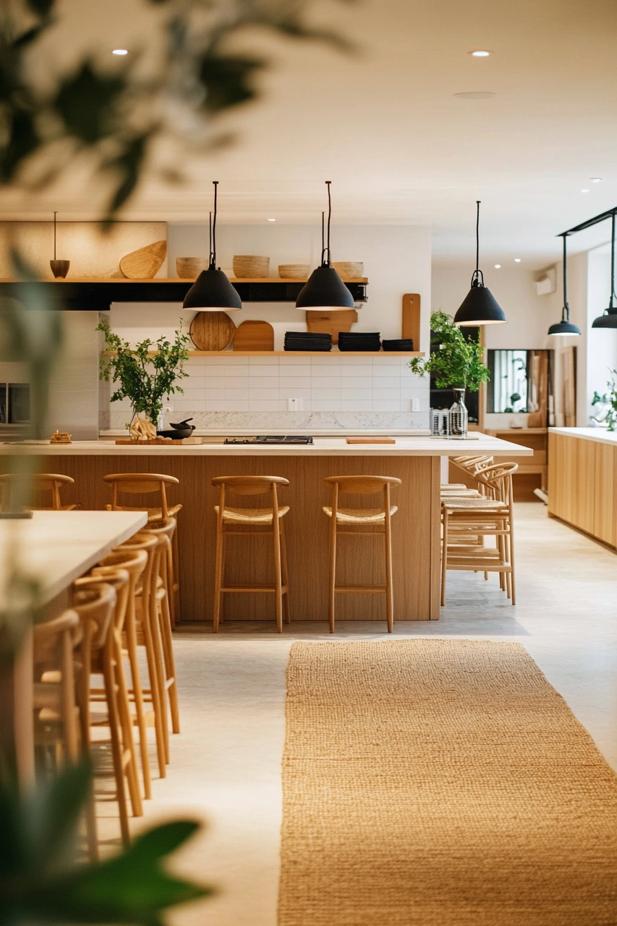 Scandinavian-Inspired Kitchen with Natural Warmth