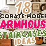 Decorate Modern Farmhouse Staircases Ideas