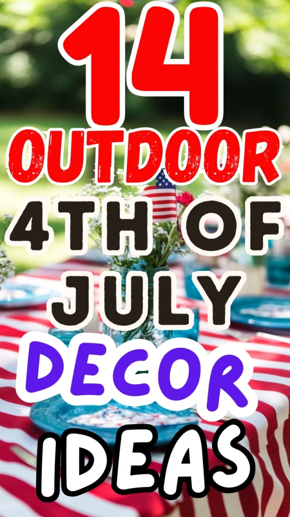 Outdoor 4th of July Decor Ideas