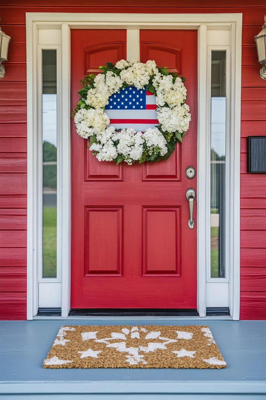 Elegant 4th of July Front Door