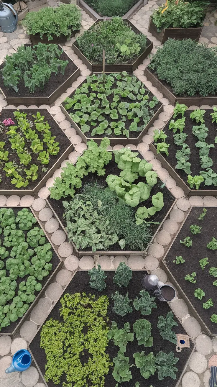 raised garden beds layout