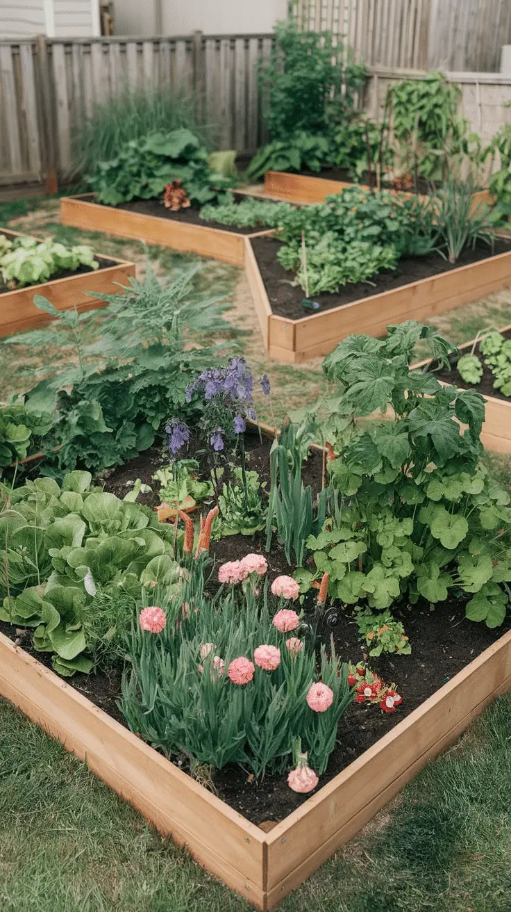 raised garden beds layout