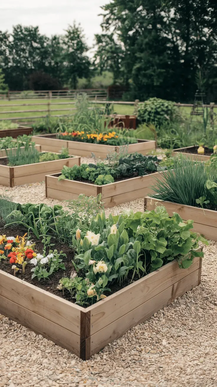 raised garden beds layout