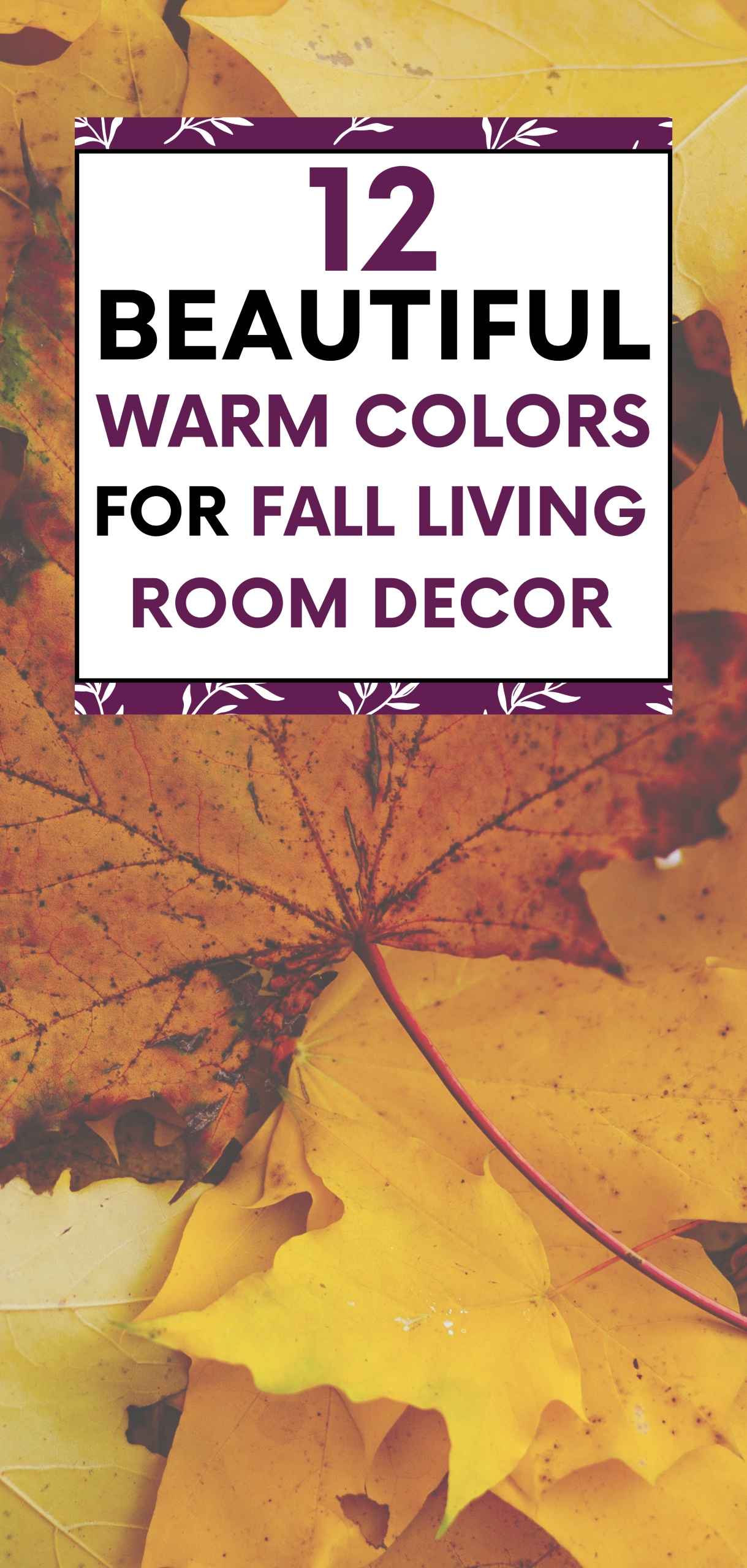 Fall Living Room Decor