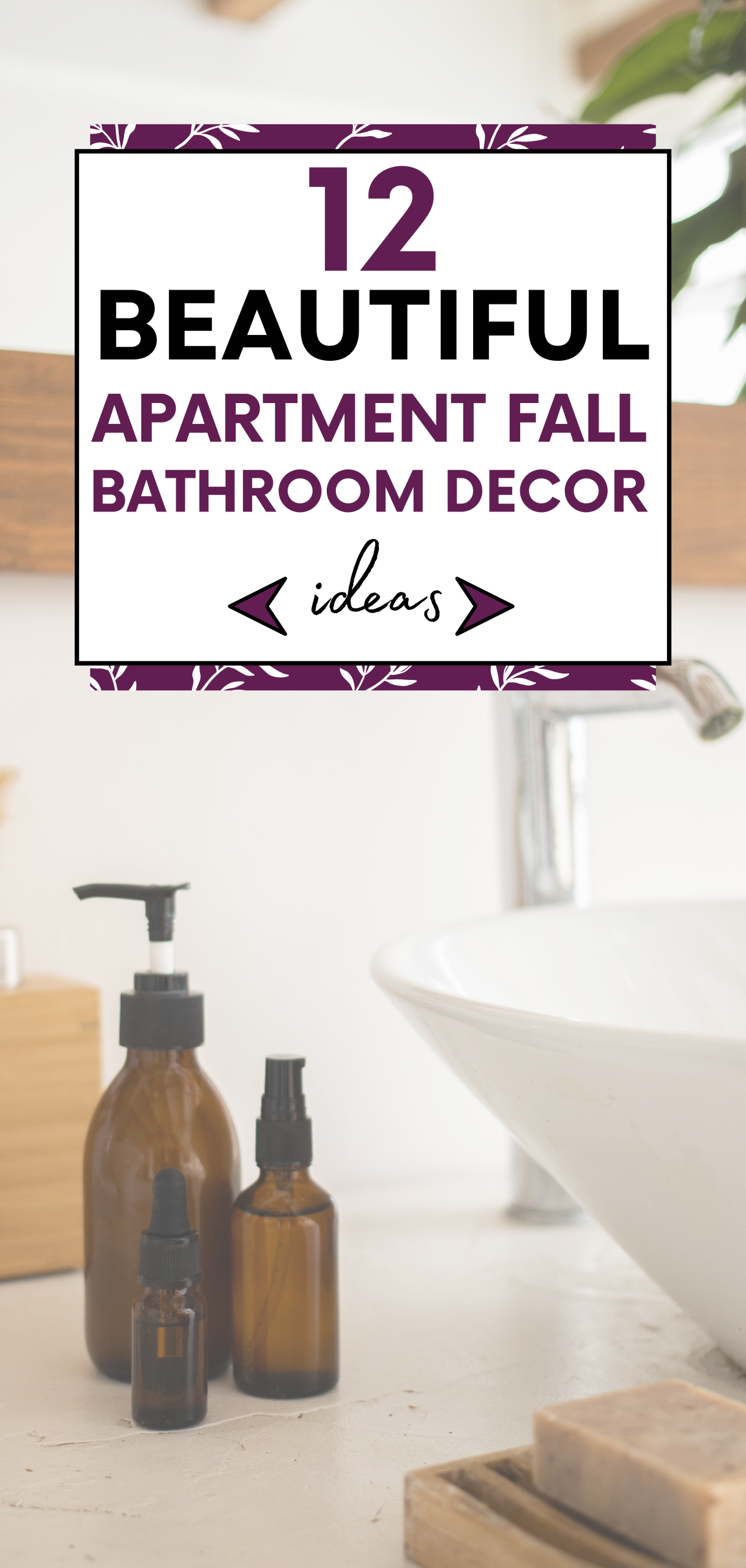 Fall Bathroom Decor
