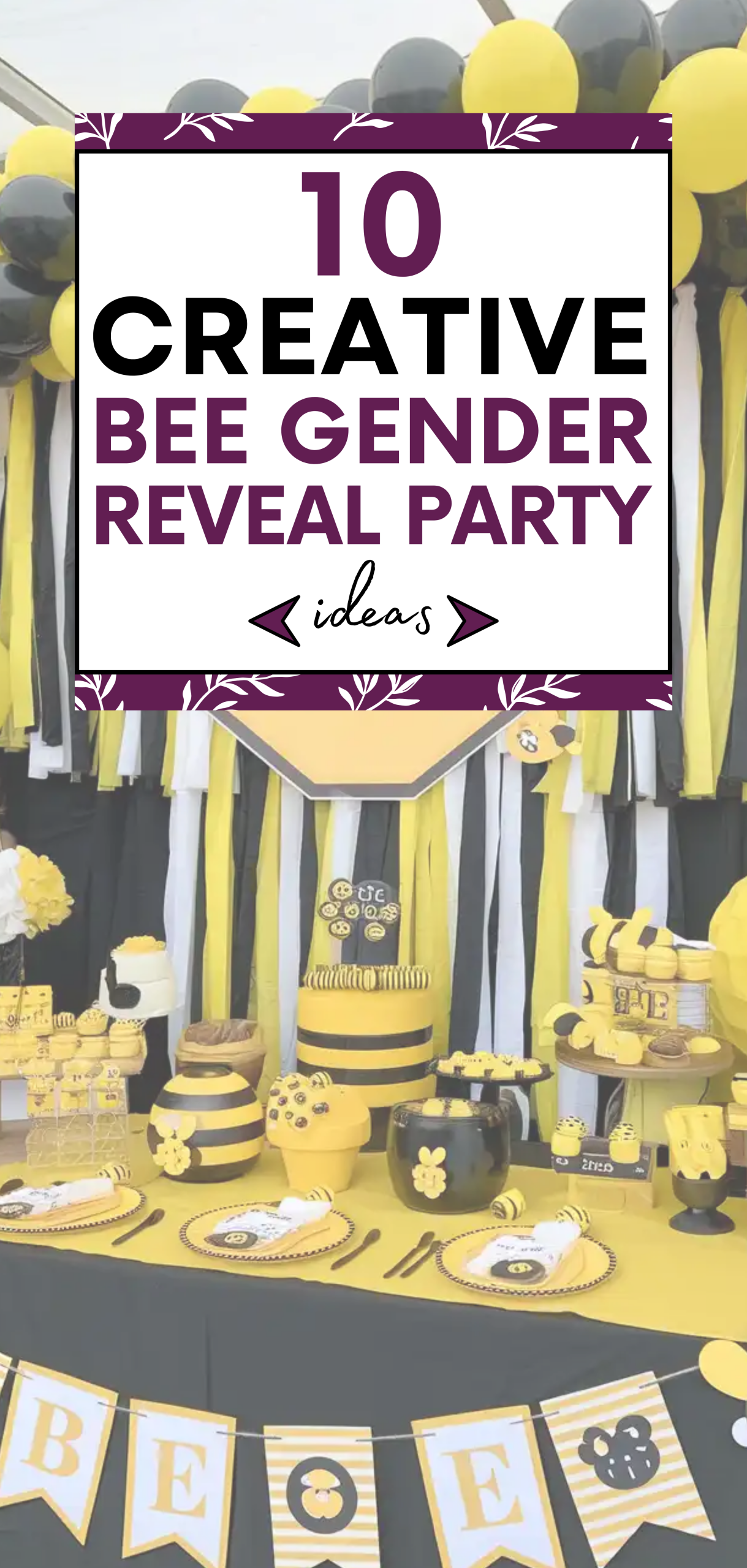 Bee Gender Reveal