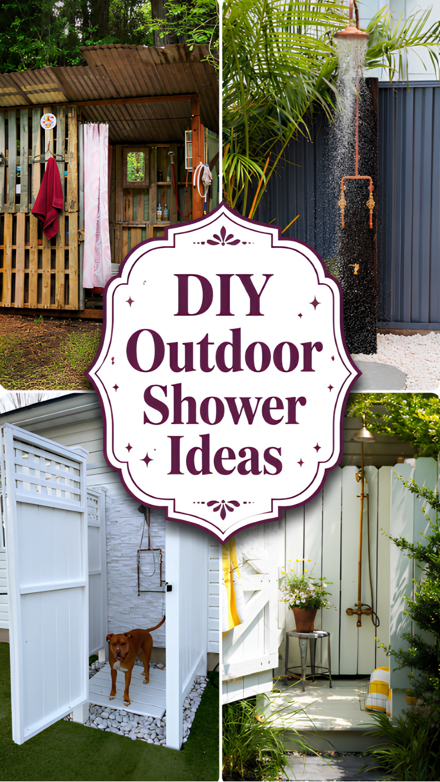 DIY Outdoor Shower Ideas